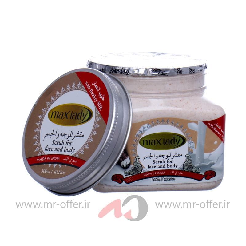اسکراب مکس لیدی مدل Donkey Milk حجم 300 میلی لیتر — تصویر ۲