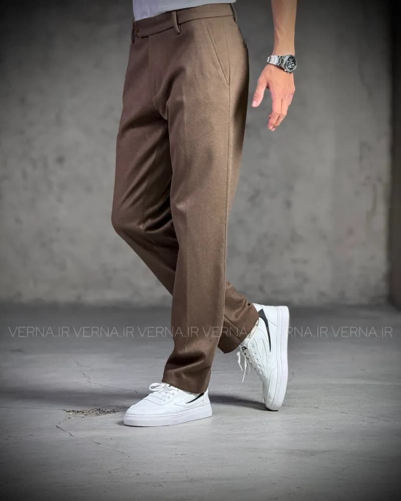شلوار مردانه تک سایز اسلیم پشمی کجرا SF656 — تصویر ۶