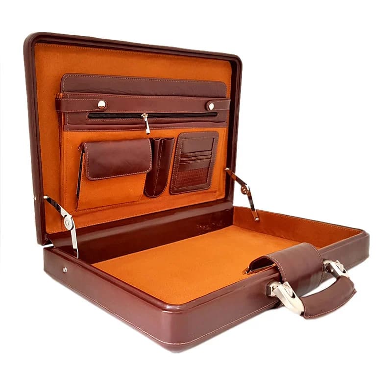 کیف چرم سامسونت مد تک قفل رمز دار کد FA-LB408-18442 — تصویر ۷
