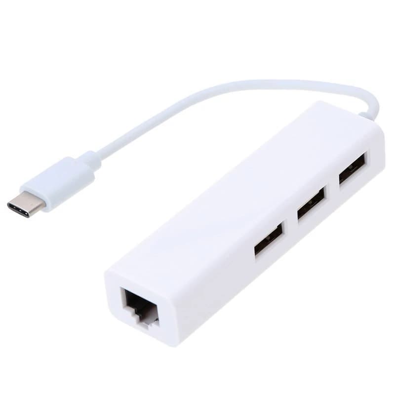تبدیل Type-C به USB+LAN آیفورتک مدل Ifortech IF-PACK کد B77 — تصویر ۳