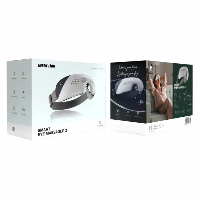 ماساژور چشم گرین لاین Green Lion Smart Eye Massager 2 GNSEYEMS2WH — تصویر ۴