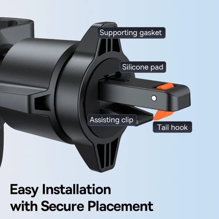 هولدر دریچه کولری بیسوس Baseus BS-CM028 Metal Age 3 Gravity Car Mount C40467600811-00 — تصویر ۳