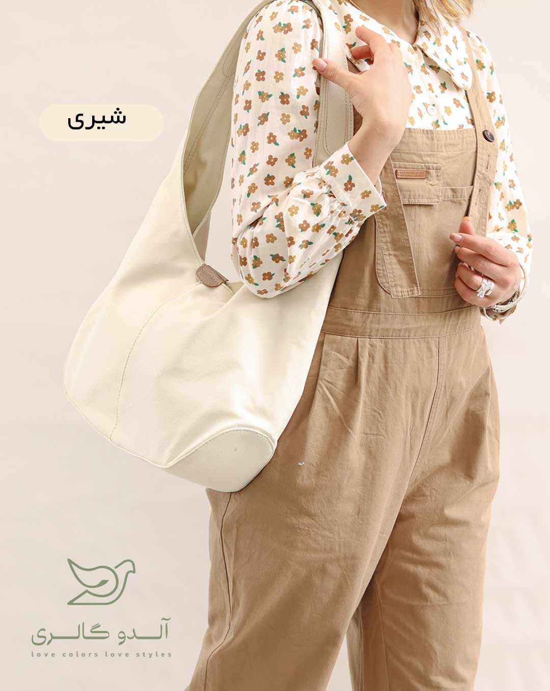 کیف دوشی ژیموند کتان — تصویر ۹