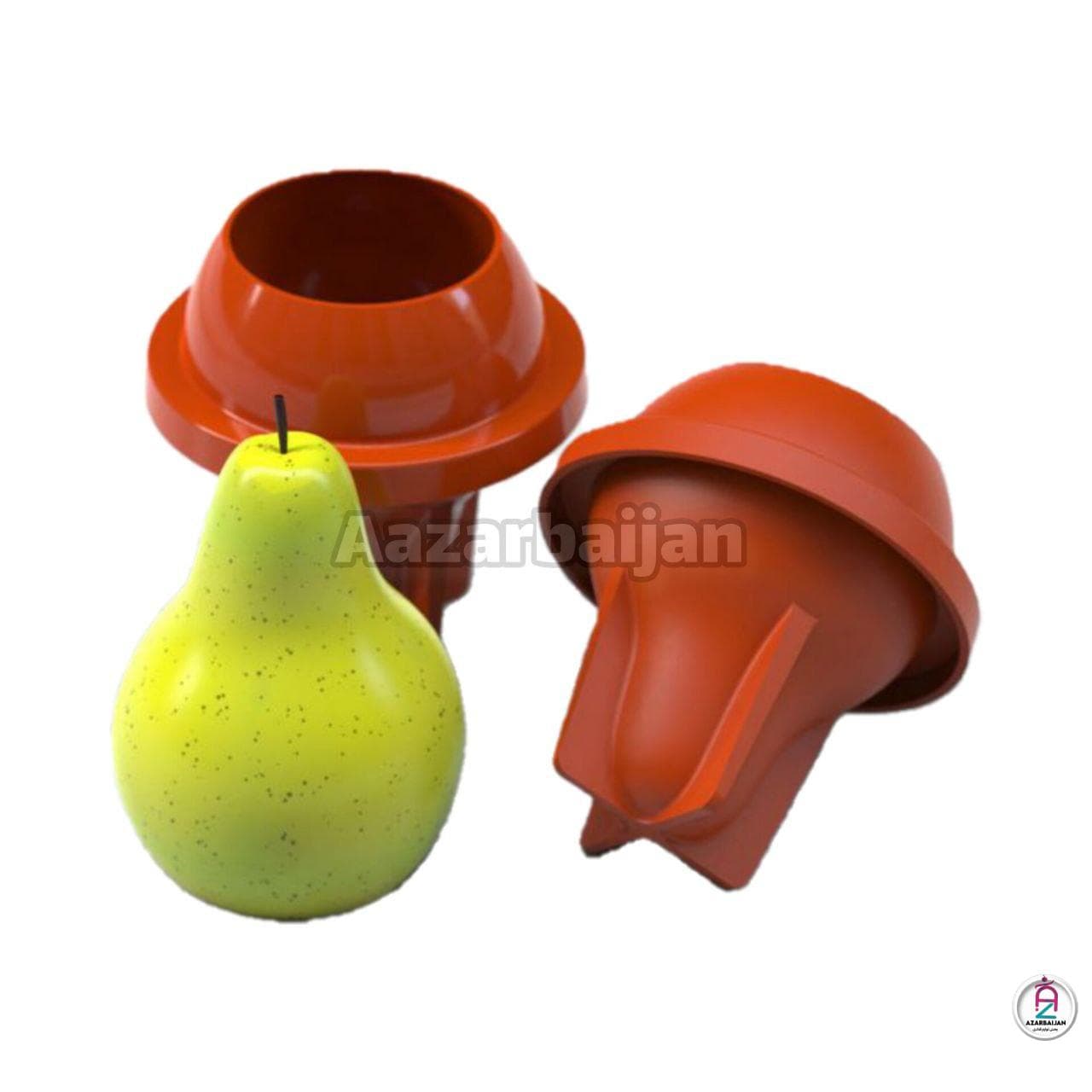 قالب سیلیکون سه بعدی میوه طرح گلابی