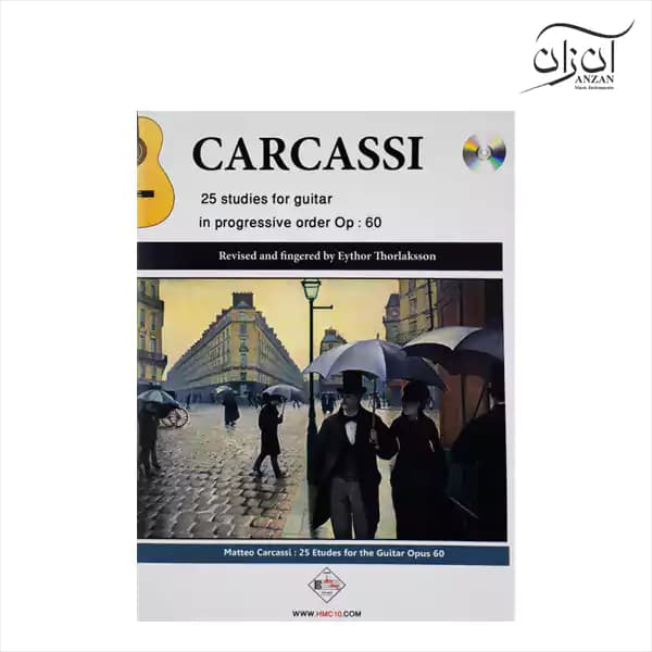 کتاب کارکاسی ۲۵ قطعه تکنیکی و ملودیک برای گیتار — تصویر ۴
