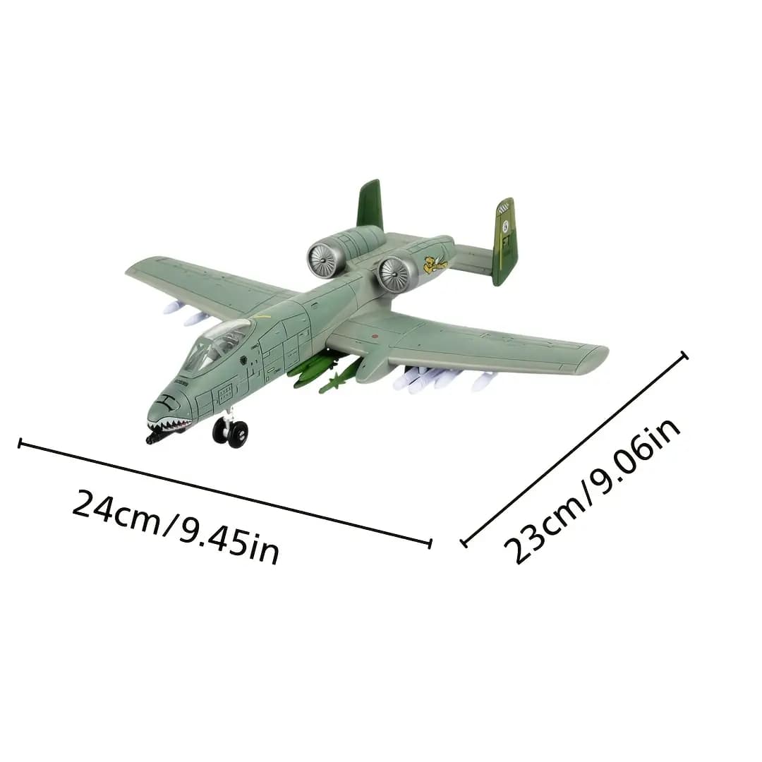 ماکت هواپیمای نظامی A-10 با مقیاس 1:72 (دایکست) به همراه پایه نمایش — تصویر ۴