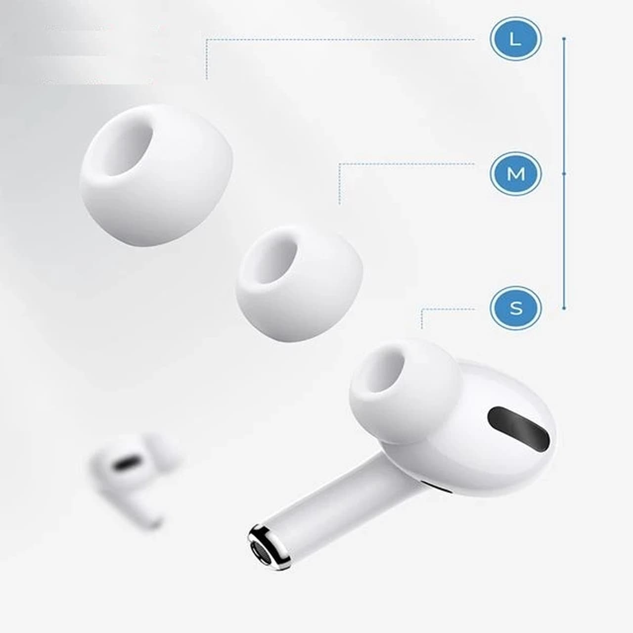 ایرفون بی سیم JOYROOM مدل JR-T03s Pro2 – سفید – ASP (گارانتی شش ماهه آروین) — تصویر ۳