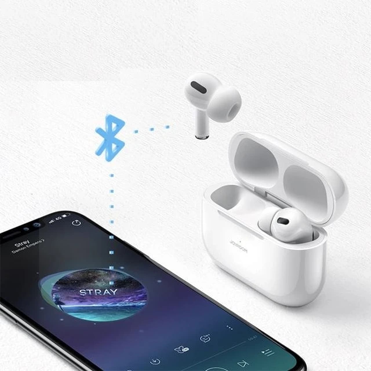 ایرفون بی سیم JOYROOM مدل JR-T03s Pro2 – سفید – ASP (گارانتی شش ماهه آروین) — تصویر ۶