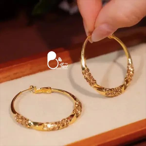 گوشواره عشق حلقه ای — تصویر ۴