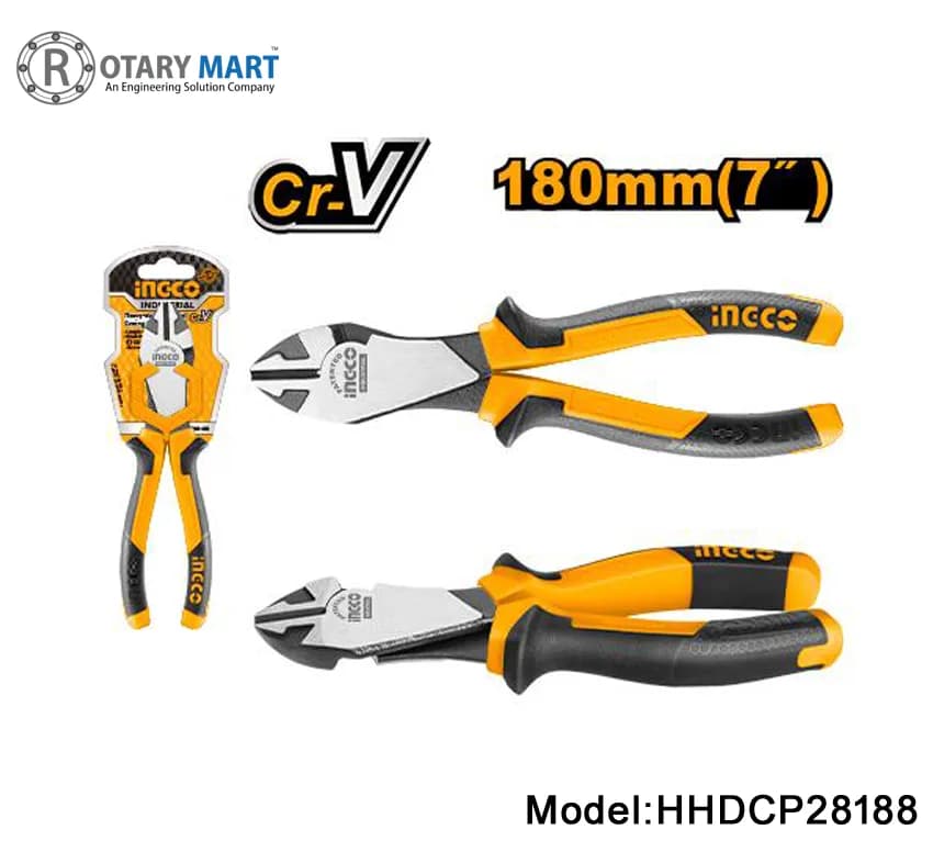 سیم چین ۷ اینچ صنعتی کله گاوی اینکو INGCO مدل HHDCP28188 — تصویر ۶