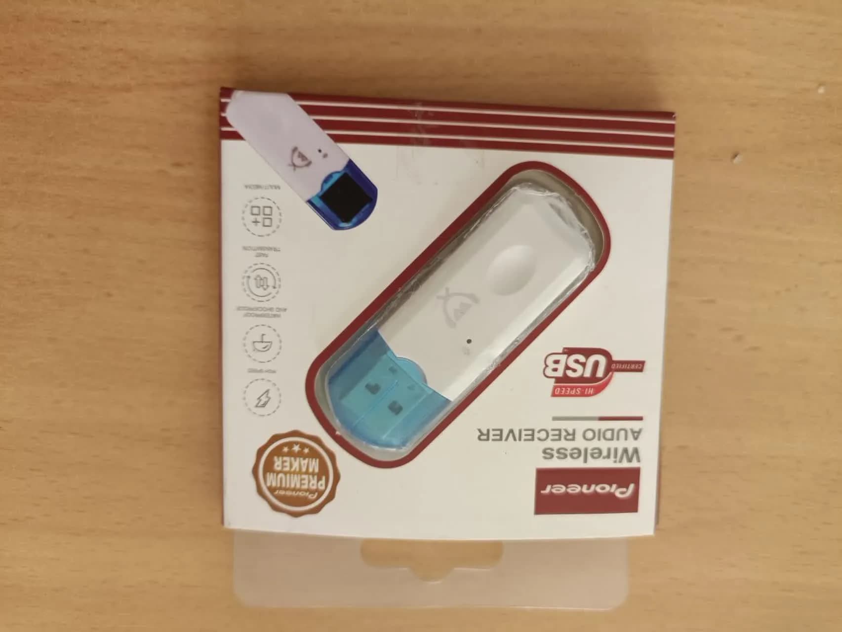 دانگل USB بلوتوث مدل wireless پایونر ضبط خودرو و اسپیکر سری 2 با رابط USB دار — تصویر ۳