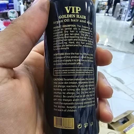 روغن مو آرگان وی آی پی ضد موخوره ضد وزی و ترمیم کننده موهای آسیب دیده ، فاقد چربی — تصویر ۸