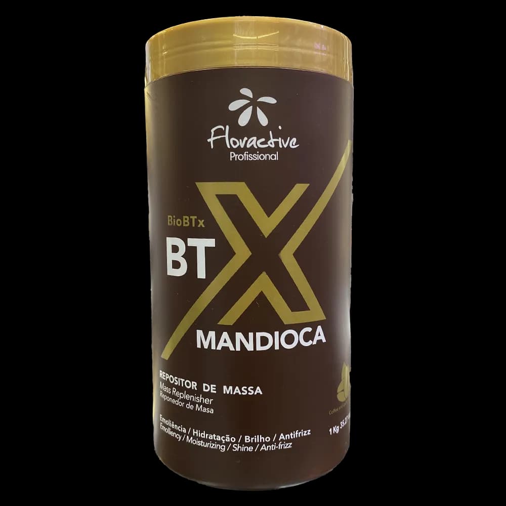 بوتاکس مو فلوراکتیو مدل ماندیوکا Floractive Mandioca حجم 1000 میلیلیتر | آبرسان و احیاکننده تخصصی مو