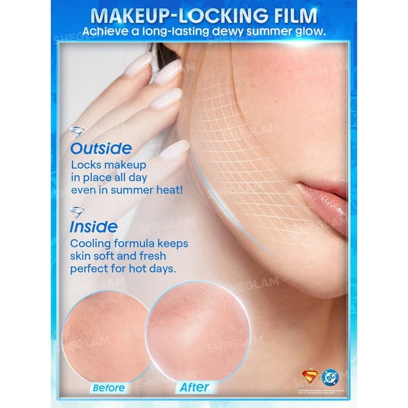 پرایمر خنک کننده شیگلم Sheglam کالکشن Superman مدل Good Grip Cool Soothing Primer — تصویر ۷
