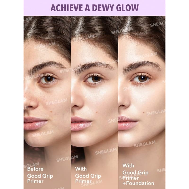 پرایمر آبرسان بلوبری و AHA شیگلم SHEGLAM مدل Good Grip Hydrating Primer Blueberry + AHA — تصویر ۷