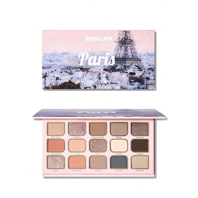 پالت سایه 15 رنگ شیگلم SHEGLAM مدل Picnic In Paris