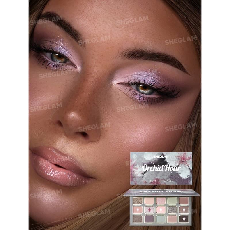 پالت سایه 15 رنگ شیگلم SHEGLAM مدل Orchid Hour — تصویر ۲