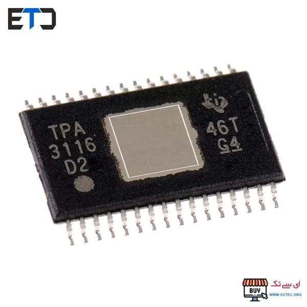 آی سی آمپلی فایر TPA3116D2 پکیج HTSSOP-32