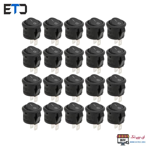 کلید راکر دو حالته گرد کوچک KCD11 — تصویر ۵