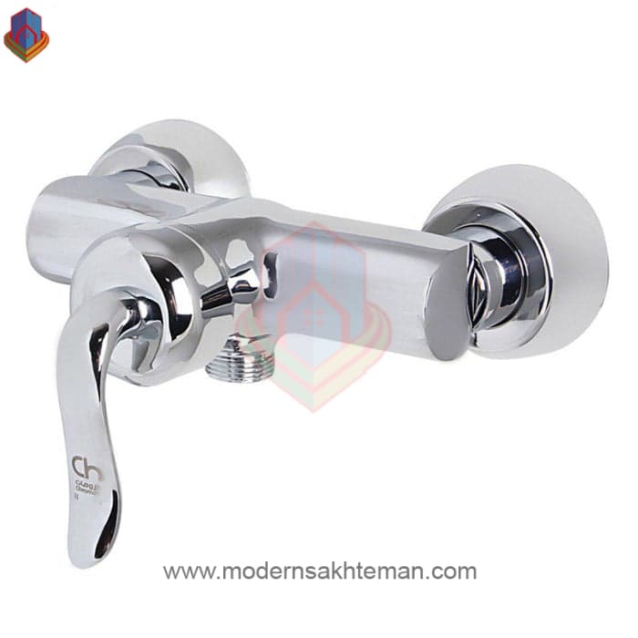 شیر توالت کرومات مدل آلفا
