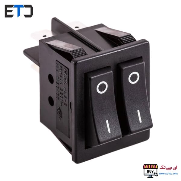 کلید راکر 4 پایه دوبل دو حالت