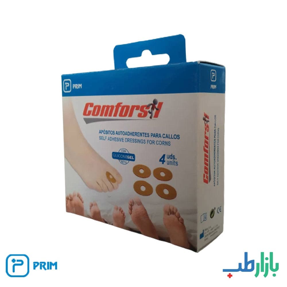 چسب محافظ میخچه چند بار مصرف سیلیکون ژل پریم مدل CC327 — تصویر ۲