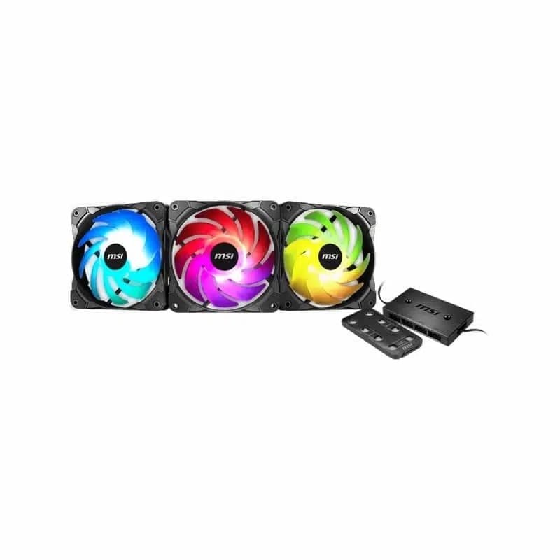 فن کیس ام اس آی مدل MAG MAX F12A-3H بسته سه عددی — تصویر ۴