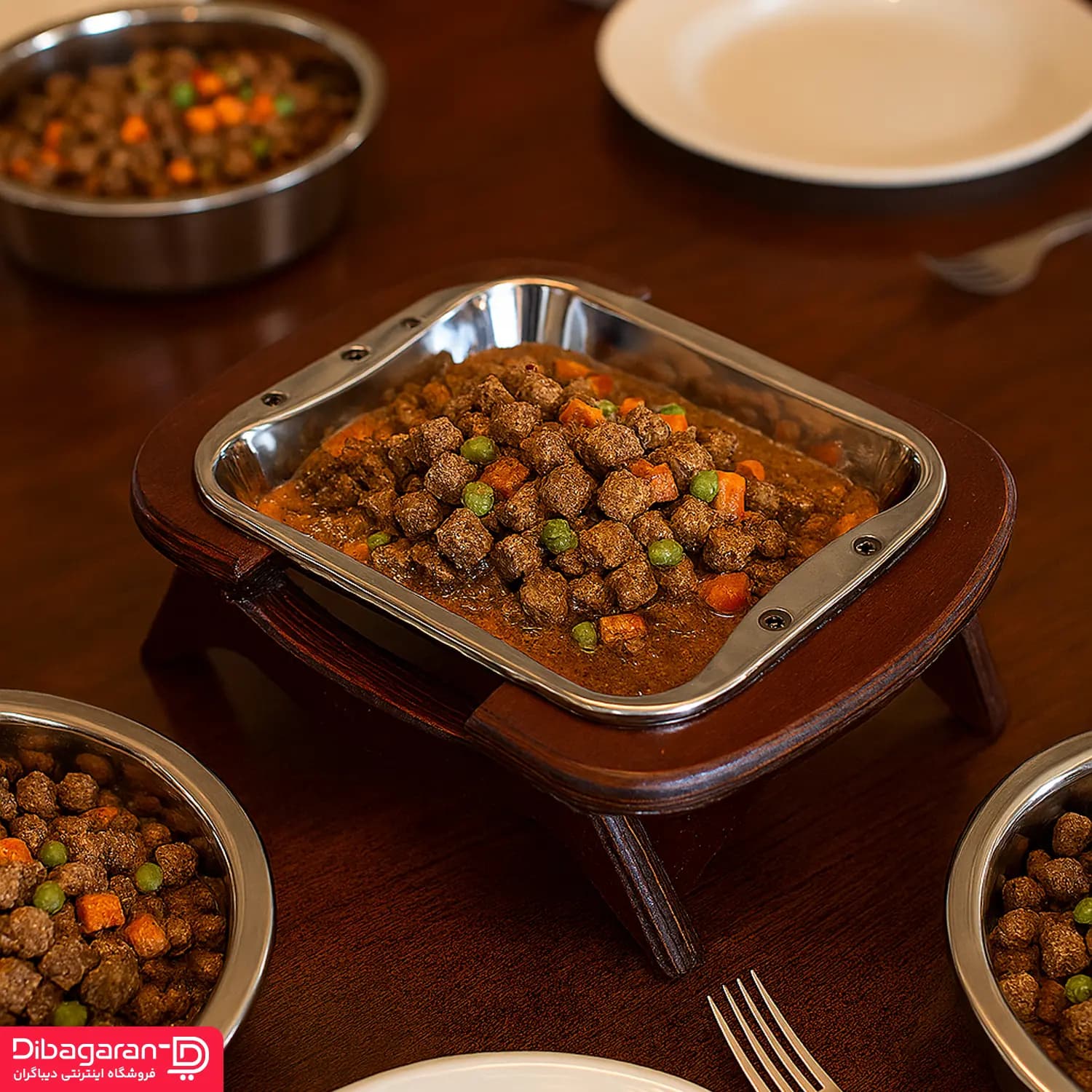 سوفله خوری مستطیل ایندو وود کد 9914/2 — تصویر ۳
