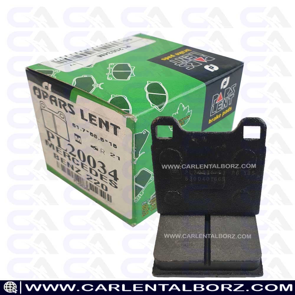 لنت ترمز عقب مرسدس بنز W116 S280 پارس متالیک PARS LENT — تصویر ۲