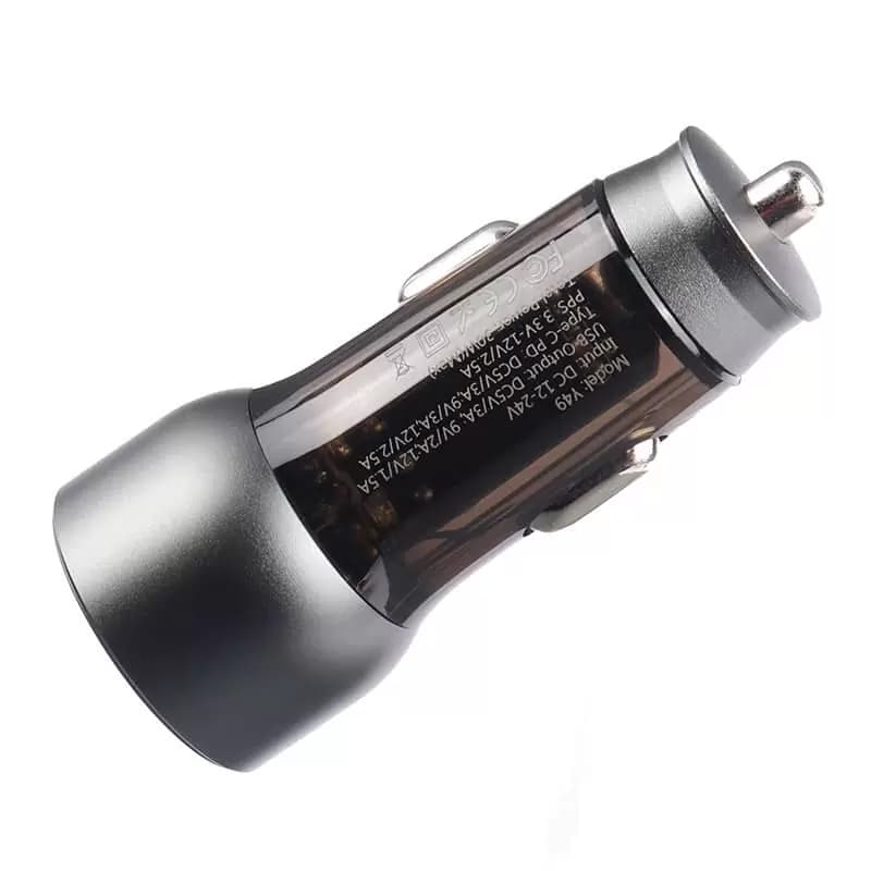 شارژر فندکی فست شارژ یسیدو مدل Y49 QC3.0 PD 3A 30W — تصویر ۶