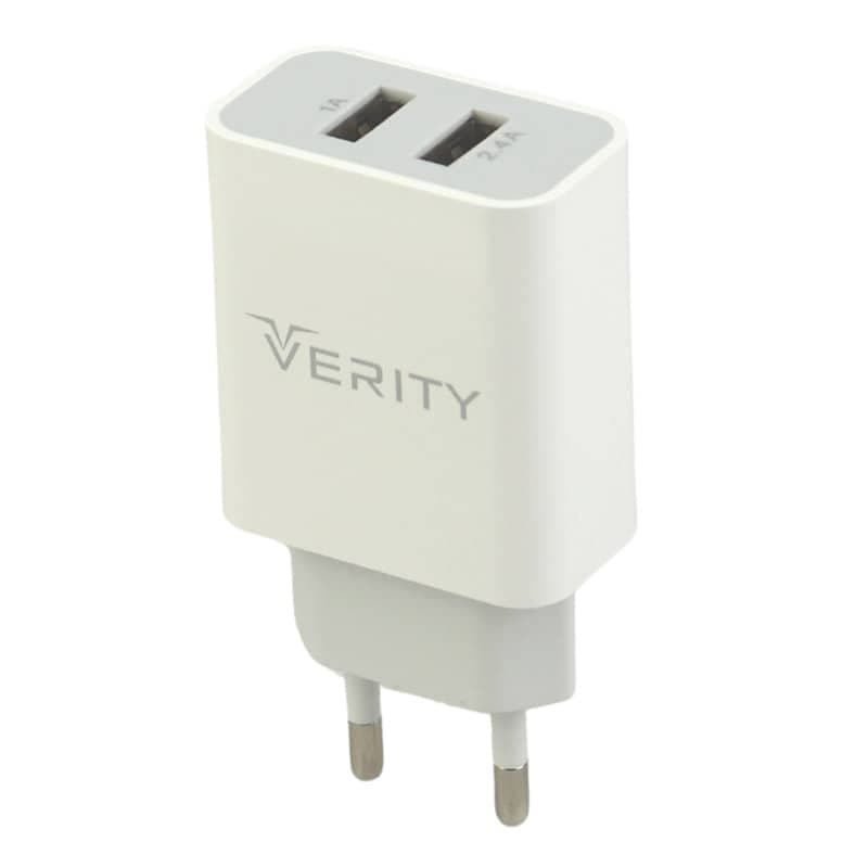 شارژر دیواری وریتی مدل AP-2124 به همراه کابل تبدیل microUSB — تصویر ۳
