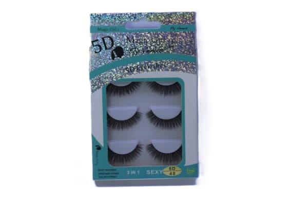 مژه 3 جفتی 5D مجیک گرل کد 48