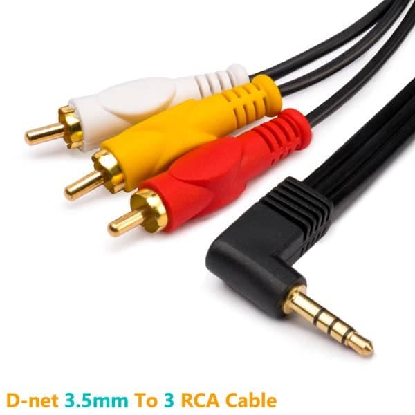 کابل تبدیل 1 به 3 مدل RCA طول 1.5 متر دی نت
