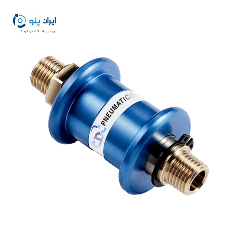 شیر تخلیه کشویی دستی پنوماتیک برند CDC رزوه M5 مدل HSV-M5 — تصویر ۲