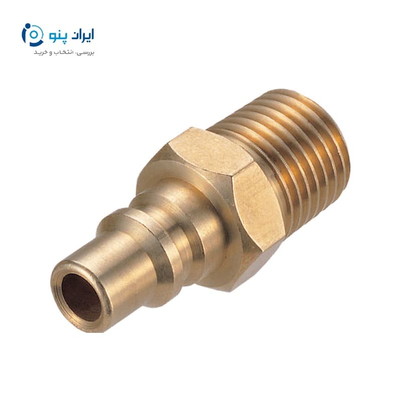 کوپلینگ نری بیرونرزوه (سری K) پنوماتیک برند CDC سایز ۲۰ مدل KPM20 — تصویر ۲
