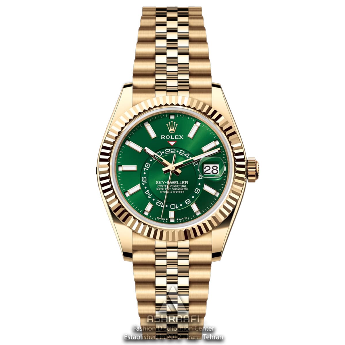 ساعت رولکس اسکای دولر موتور سوئیس Rolex Sky Dweller Z-GG — تصویر ۲