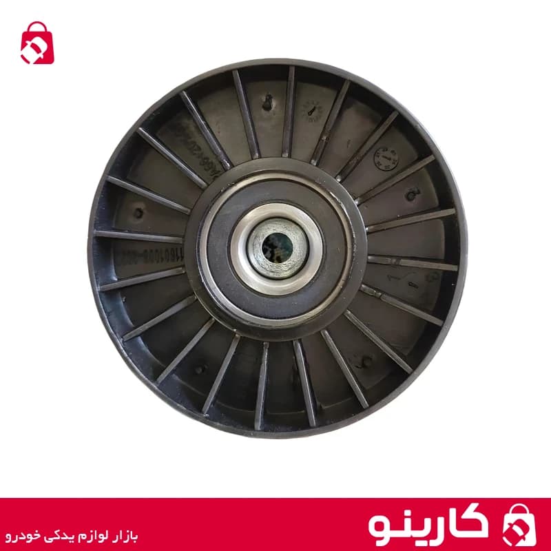 غلتک تسمه سفت کن دینام و هرزگرد ثابت تسمه آلترناتور XU7 پژو 405 ایساکو 1160100899 — تصویر ۴