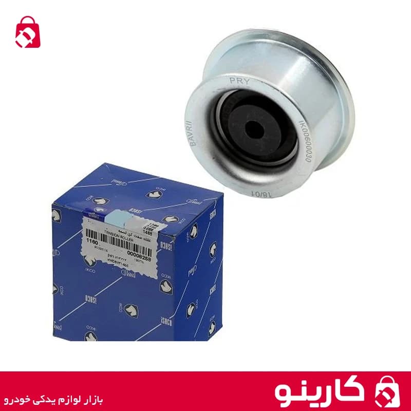 غلتک هرزگرد تسمه تایم لبه دار سمند و دنا EF7 ایساکو 1160700599 — تصویر ۲