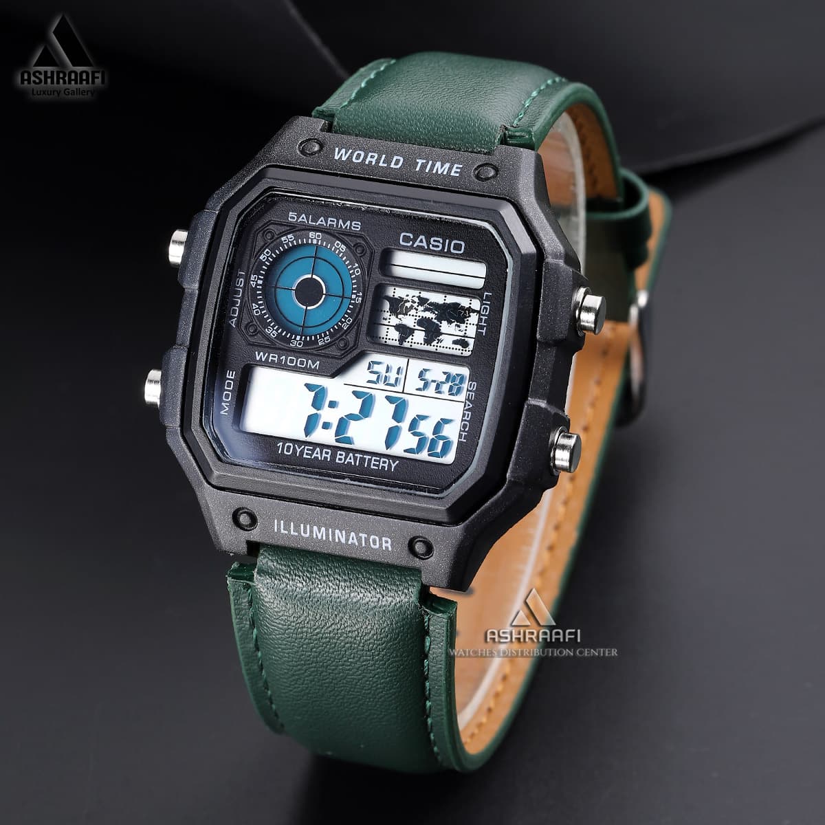 ساعت کاسیو بند چرمی Casio AE-1200WH-1832 — تصویر ۲