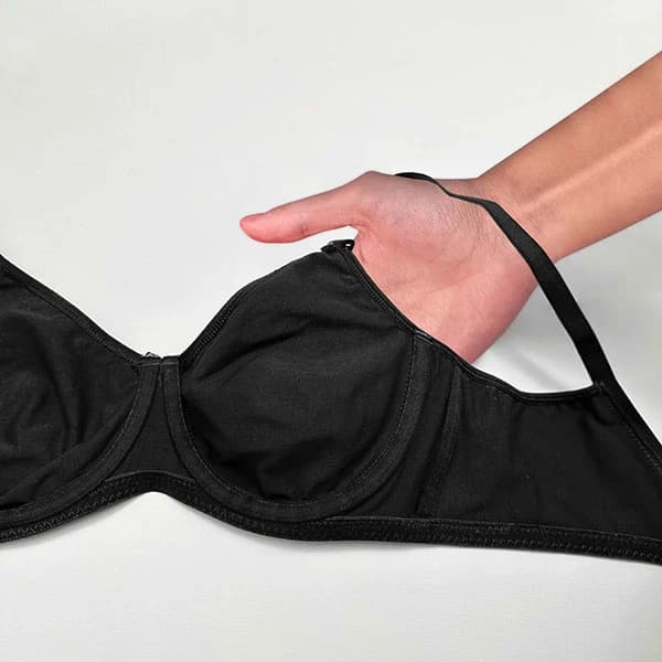 ست شورت و سوتین زنانه نوشه پوش مدل پرسی نخی کد 22001 — تصویر ۴