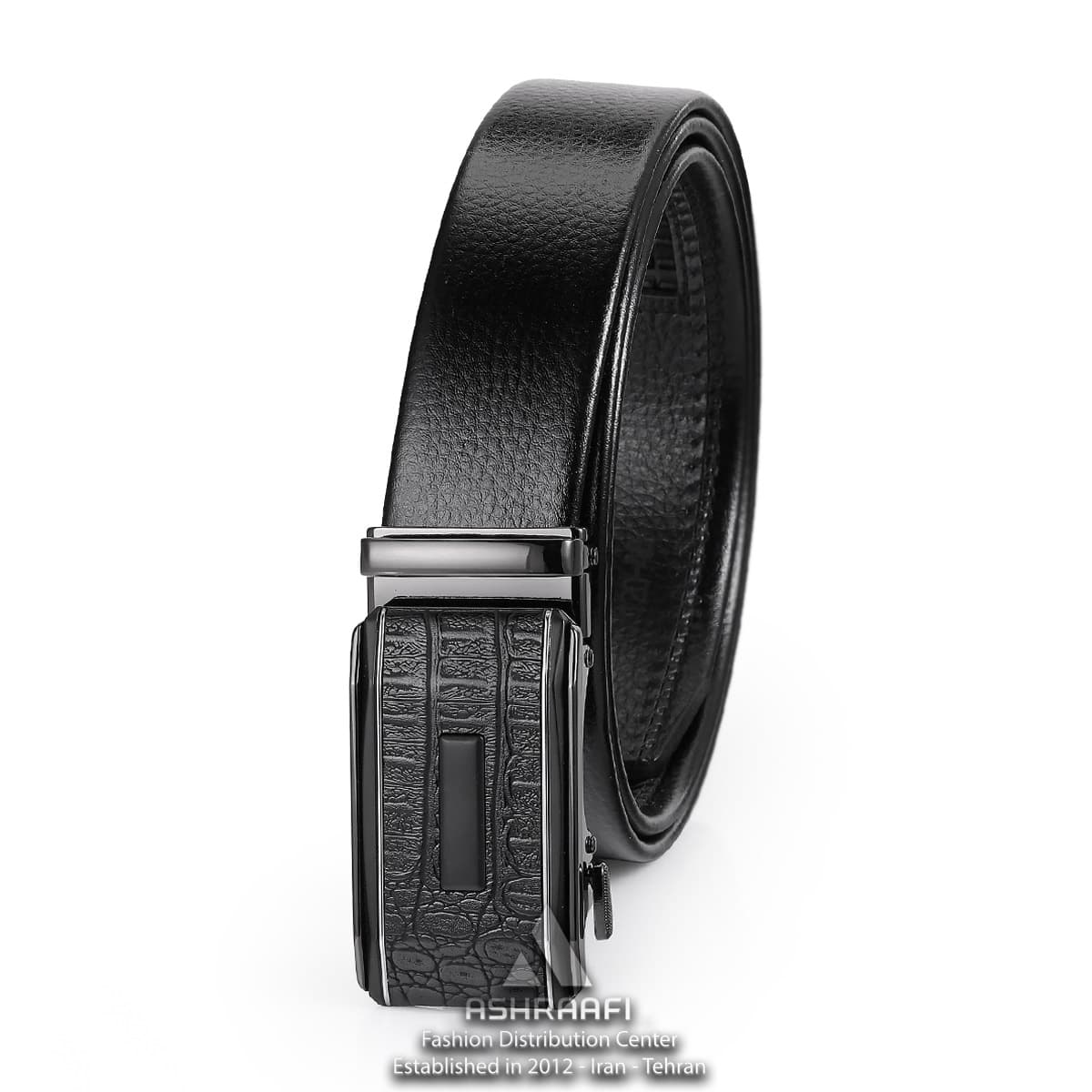 کمربند مردانه چرمی Leather Ratchet Belt BL95 — تصویر ۲