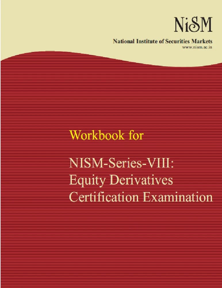 کتاب NISM Series VIII: Equity Derivatives (سری ۸ NISM: مشتقات سهام) نسخه انگلیسی PDF | نامشخص