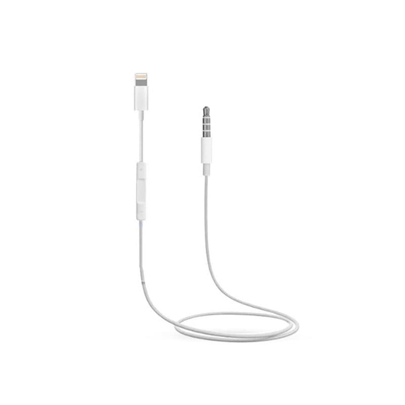 کابل تبدیل لایتنینگ به AUX مدل MH021 طول 1 متر