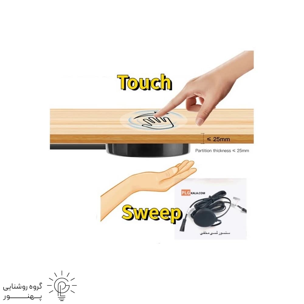 سنسور زیر سطحی 12_24 ولت 60وات دیمردار کد 4420 — تصویر ۳