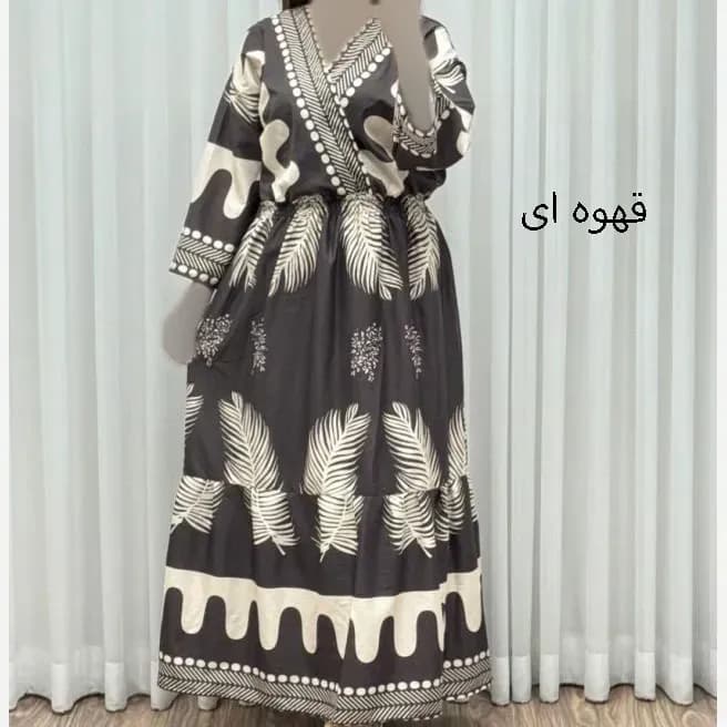 پیراهن ساحلی آیلین فلور بوگاتی فری سایز زنانه کد 1746 مناسب تا سایز 46 — تصویر ۷