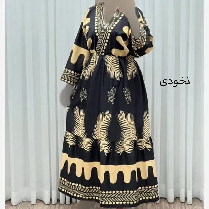 پیراهن ساحلی آیلین فلور بوگاتی فری سایز زنانه کد 1746 مناسب تا سایز 46 — تصویر ۶
