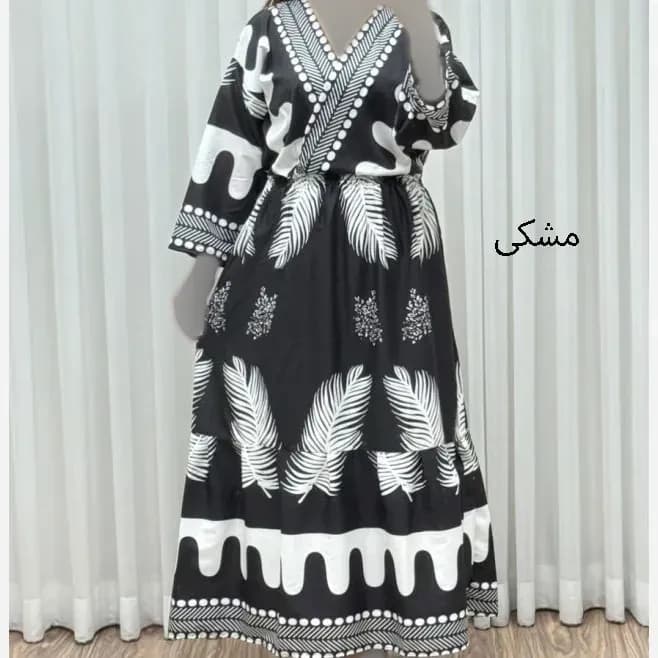 پیراهن ساحلی آیلین فلور بوگاتی فری سایز زنانه کد 1746 مناسب تا سایز 46 — تصویر ۵