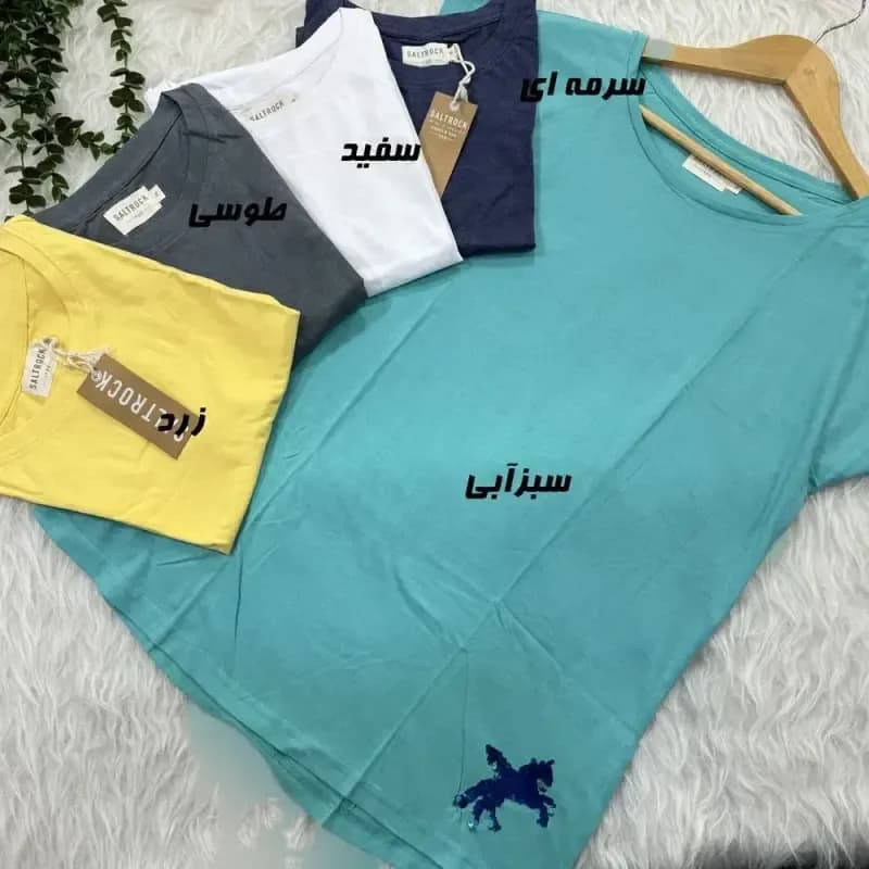 تیشرت نخ پنبه وارداتی زنانه و دخترانه Saltrock کد 1981 — تصویر ۴