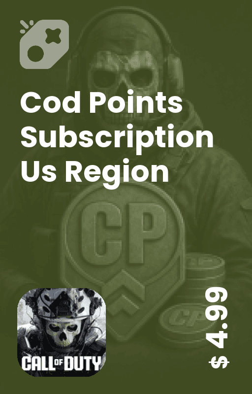 Cod Points Subscription ریجن آمریکا