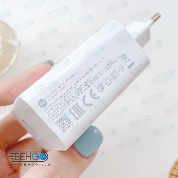 شارژر شیائومی مدل 67 وات به همراه کابل تبدیل USB-C اصلی — تصویر ۶